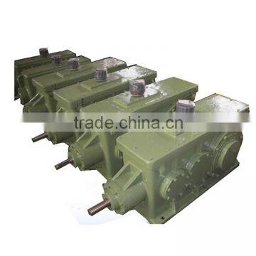 Large spur power transmission gearbox