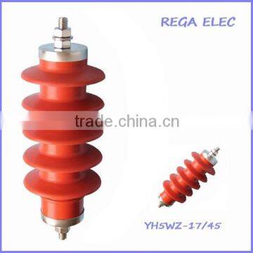 Distribution,Power Station Type Surge Arrester,YH5WZ-17/45,polymer Lightning Arrster