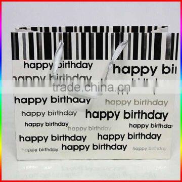 Birthday Gift Grey Paper Gift Packing Bag photo-3