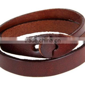 New custom printed genuine leather fancy bracelet with customized logo