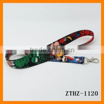 Customizing Nylon Metal Button Mobile Phone Strap With Pattern Word ZTHZ-1120