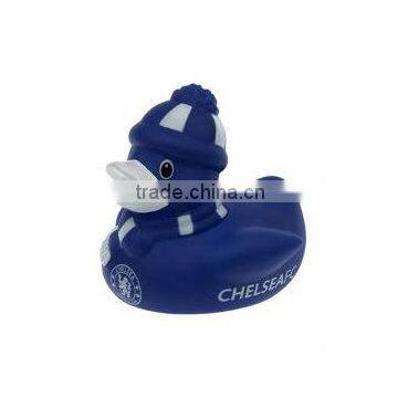 Fashion&Cute Christmas float deep blue duck with logo