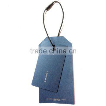 new design jeans clothing paper hang tags with string