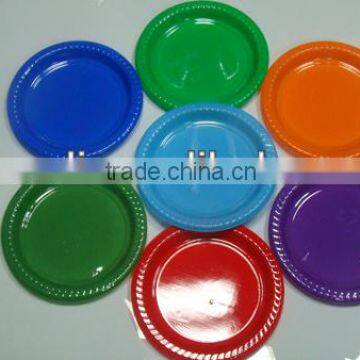 hot selling 7 inch 9inch 10inch party disposable ps plastic plate