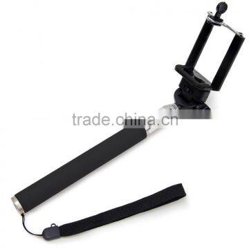 Trave tourism flexible aluminum handheld buletooth wireless selfie stick for smart phone IOS android