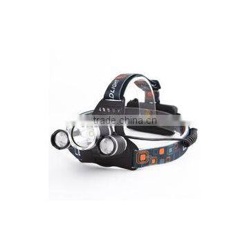 30W LED 3000 lumen aluminum waterproof headlamp rechargeable for camping