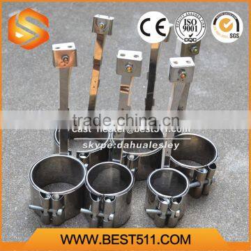 Plastic extruder heat mica band heater