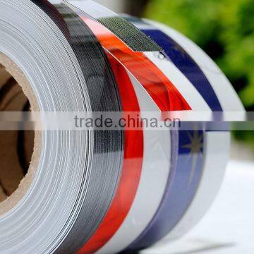 0.2mm-3mm PVC woodgrain Edge Banding, PVC embossed Edging for Furniture, pvc edge banding for particle board