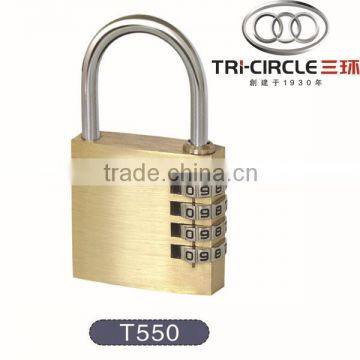 High Quality Tri-Circle Brass Digital Key Combination Lock T550