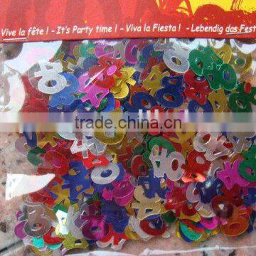 colorful party confetti for decoration