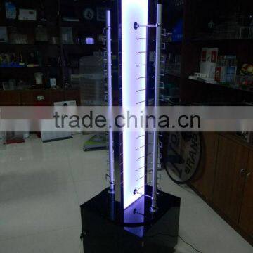 acrylic sunglasses LED display with plug