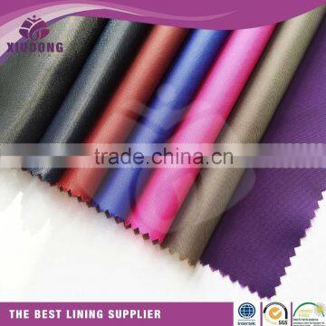 190T 100%polyester fabric of taffeta for lining