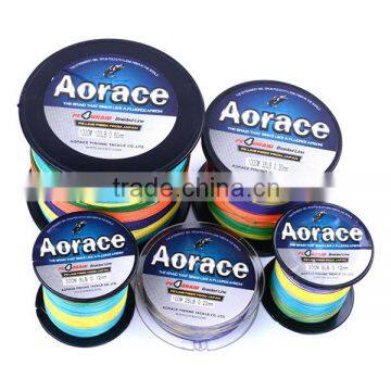 Strong multicolor braided wire fishing line multifilament for wholesale