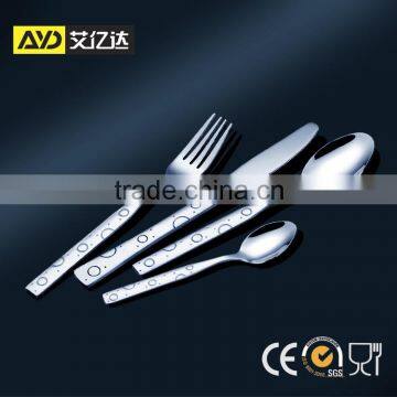 Passed SGS! bulk flatware with plastic handle dishwasher safe