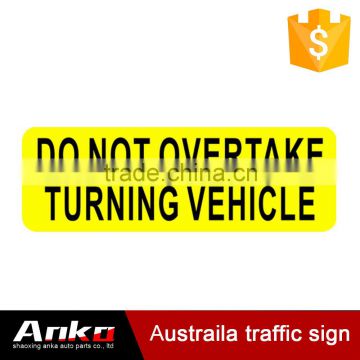 aluminum sign panel,this road marking warns,transport dangerous goods