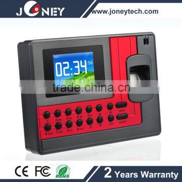 2016 hot USB Fingerprint time attendance machine build-in Timing Bell (JYF-110T)