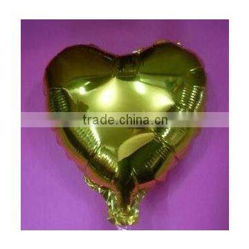 6 inch Gold Hearts Balloons, minimum 100 pcs