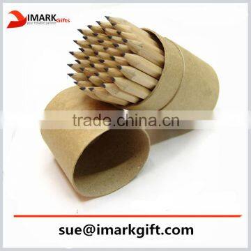 natural wood colored pencils/cheap bulk pencil without eraser