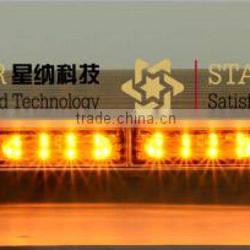 12v police led Amber color bright mini lightbar for ambulance