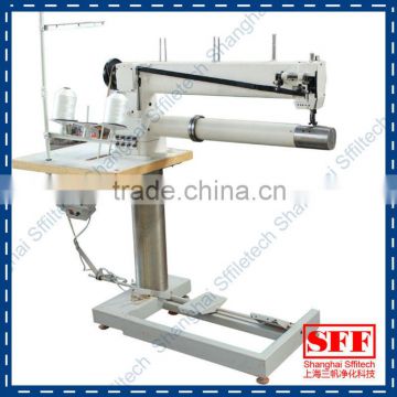 industrial long arm sewing machine for filter bag top