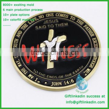 Custom bronze coin/China brass coin manufacturers