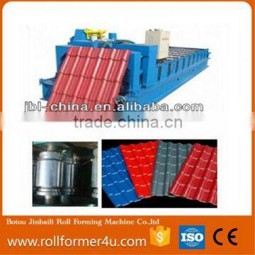 PPGI Full auto glazed tile roll forming machine with Professional metal hydraulic machine manufacturer