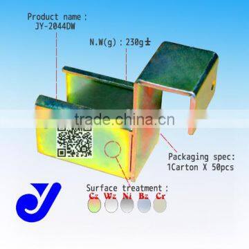 JY-2044DW| PE Zin plating sliding Track Combinable Joint sliding roller|Track metal Joints for Logistic