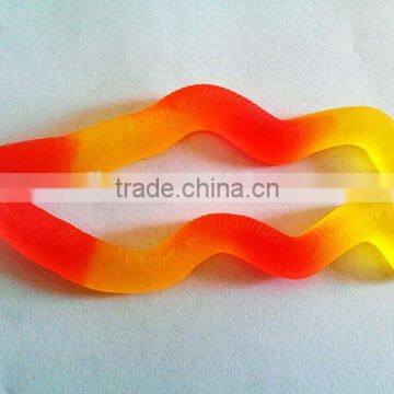 Fruit vitamin halal gummy worms soft candy in bulk