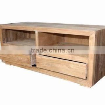 Teak TV Stand Minimalist - Wooden Teak Furniture Indonesia