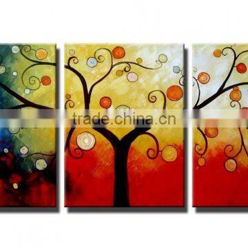 handmade high quality group abstract painting framed