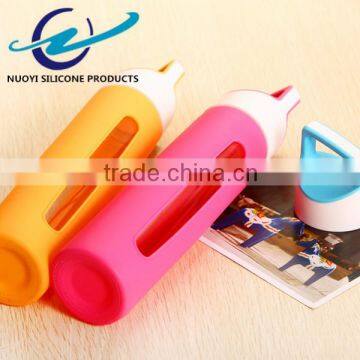 long Hollow out Silicone Cup Sleeve