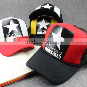 Wholesale Trade Assurance Service Foam And Mesh Custom Trucker Cap With Printed Logo