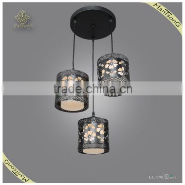 New arrival Modern pendant light fixture for Dining room ,iron and glass shade pendant lamp