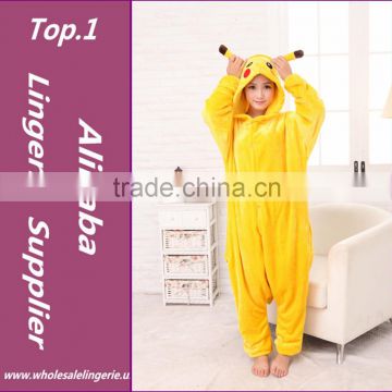 2015 Cheapest adult unisex Pikachu animal onesie pajamas