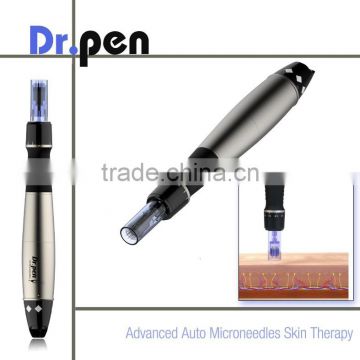 New ELECTRIC AUTO DERMA PEN Skincare Meso Micro Needle 0.25~3mm With 5PCS needles