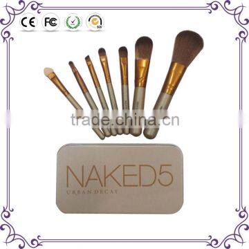 Long lasting naked make up brush set make-up cosmet makeup brushes wholesale