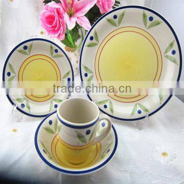 decorative dinner set,hand painted dinner set,dinner set outdoor