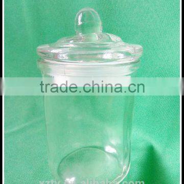 310ml tea bottle with glass cap and inner silicone lid