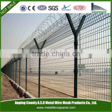 Hot dipped galvanzied airport fence / security fence for airport (Factory,ISO)