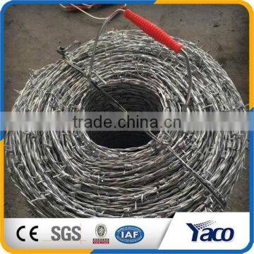 High strength long use life Hot-Dip Galvanized Barbed Wire Price Per Roll