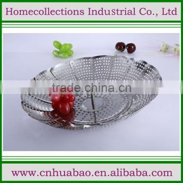 new design of SS18/0 folding fruit plate