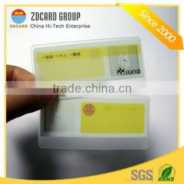 Hot Rewritable ISO9001 good price tk4100/em4200 staff card