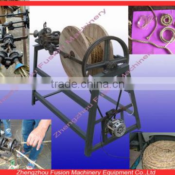 CHEAP jute rope machine/wheat rice straw rope producing machine/straw rope processing machine