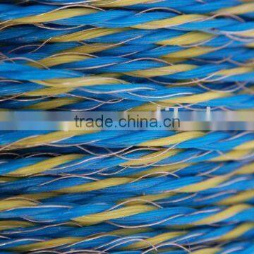 Electric fence rope