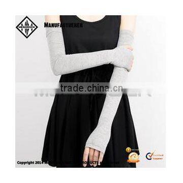 Women Arm Sleeves Fingerless Gloves Custom Car Sunshade Stretchy Long Sleeve photo-2