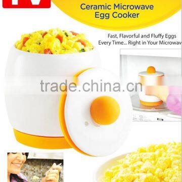 As Seen on TV Ceramic Microwave Silicone Buttom Egg Cooker photo-3