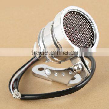 Motorcycle Chrome LED Custom Tail Light For Cafe Racer Chopper photo-3