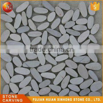 Stone Mesh Decoration Mix Pebble Tile photo-3