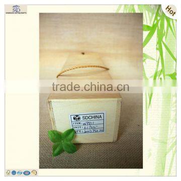 Wooden Handcraft String Hanging Birch Plywood Wine Box photo-6