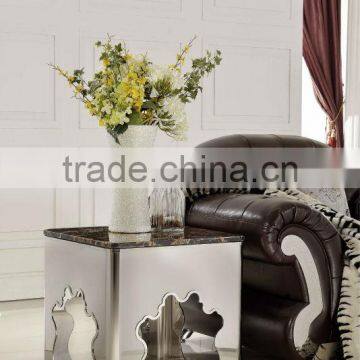 D373 alibaba china supplier marble end table square marble end table